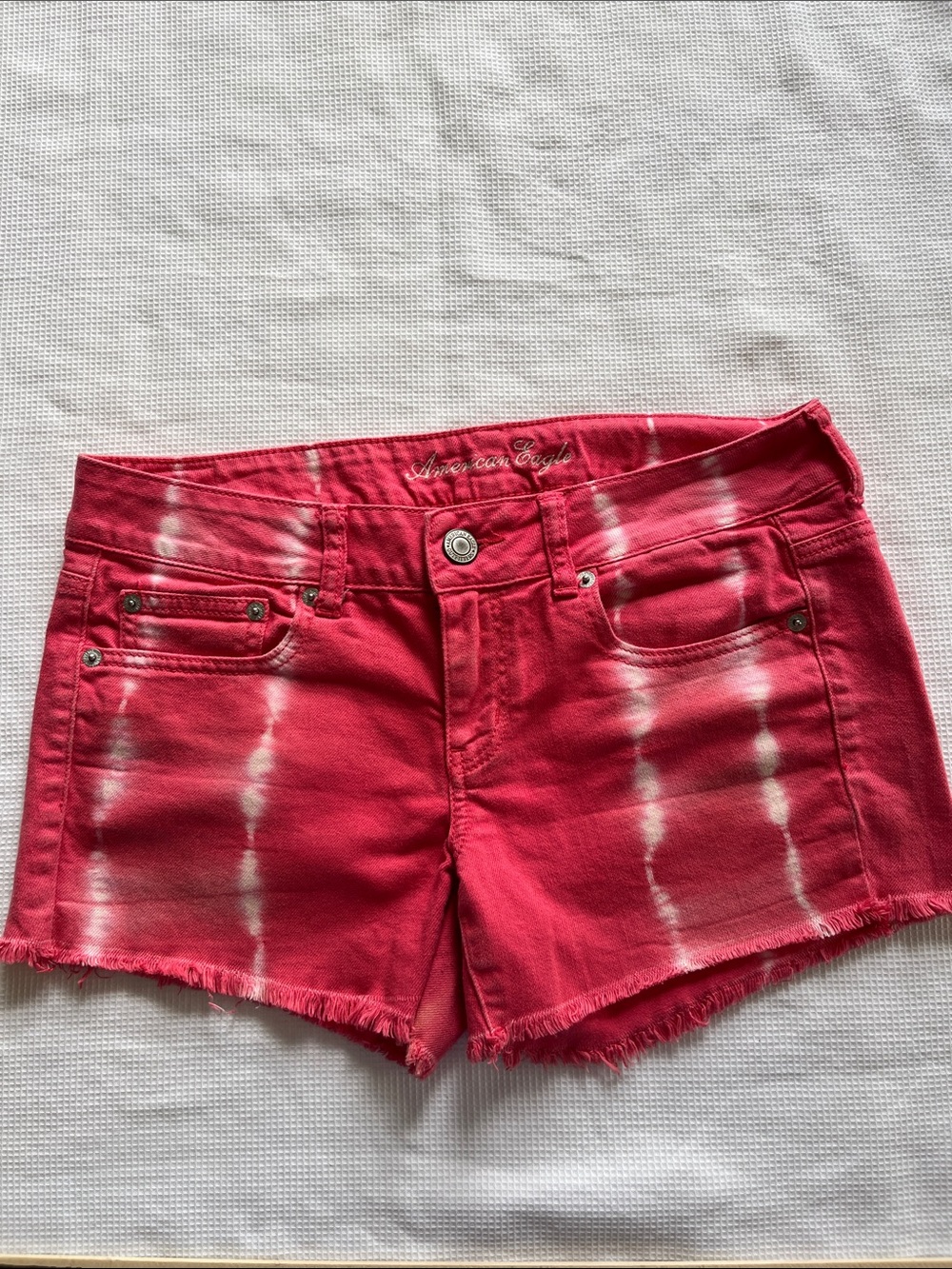 American eagle tie dye short size 8 stretch